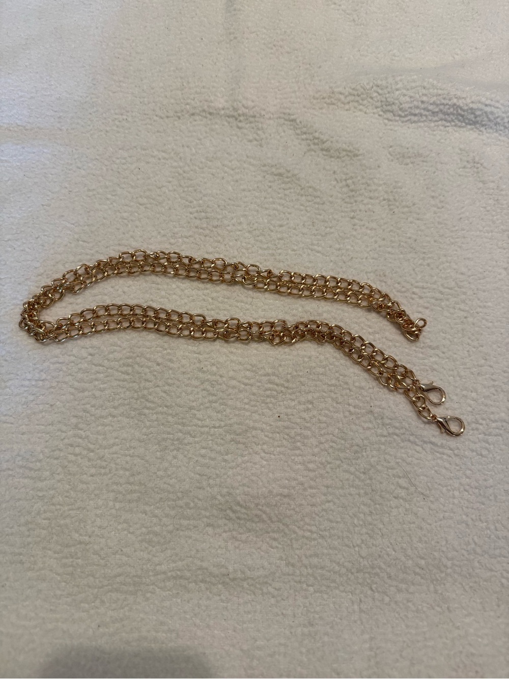 Gold tone 47" Purse Chain Strap - Easily Convert Any Wallet into a Crossbody